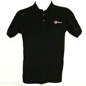 PEPSI Employee Uniform Polo Shirt Black NEW Size XL